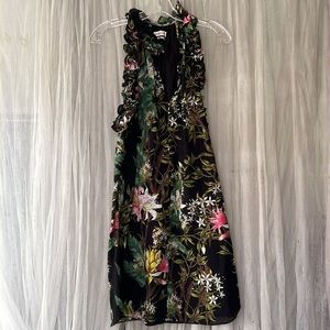 ⭐️ Isabel Marant Etoile luxury beautiful pink & green floral print dress eu 36